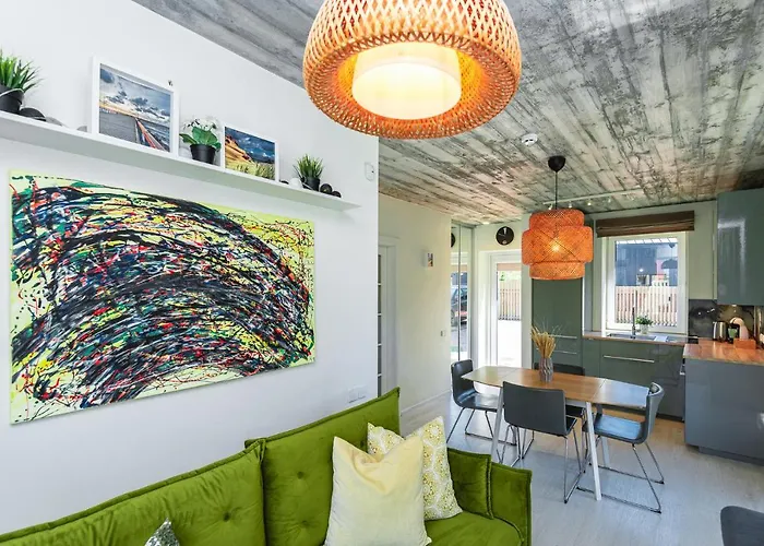 アパート Zalia Kopa Apartamentai *